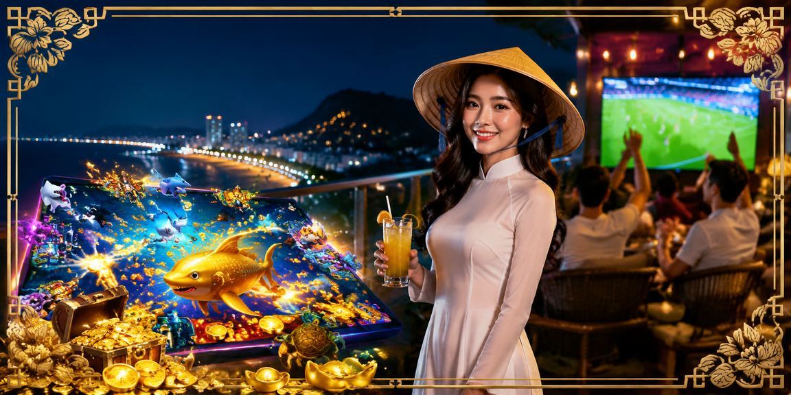 Người dùng đội nón lá tại Vũng Tàu thực hiện giao dịch cá cược trực tuyến